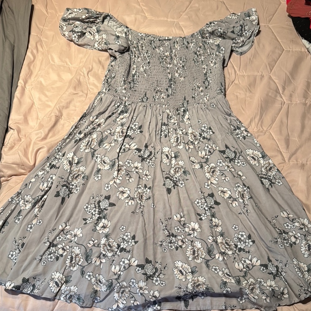 Torrid Floral Off-Shoulder Dress